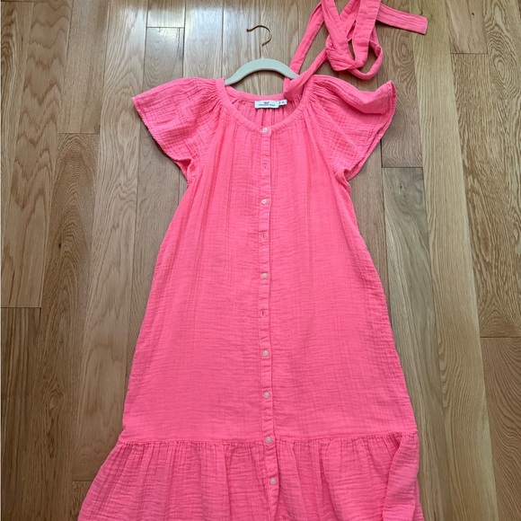 EUC Vineyard Vines Bright Pink Casual Dress - Picture 4 of 5